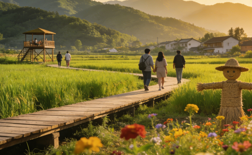 让农田变景区、农房变客房、农产品变商品